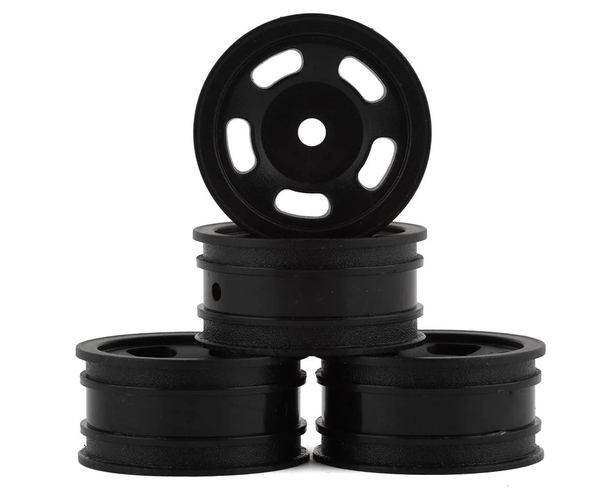 JConcepts Axial SCX24 Glide 1.0" 1/24 Crawler Wheels (Black) (4) w/7mm Hex