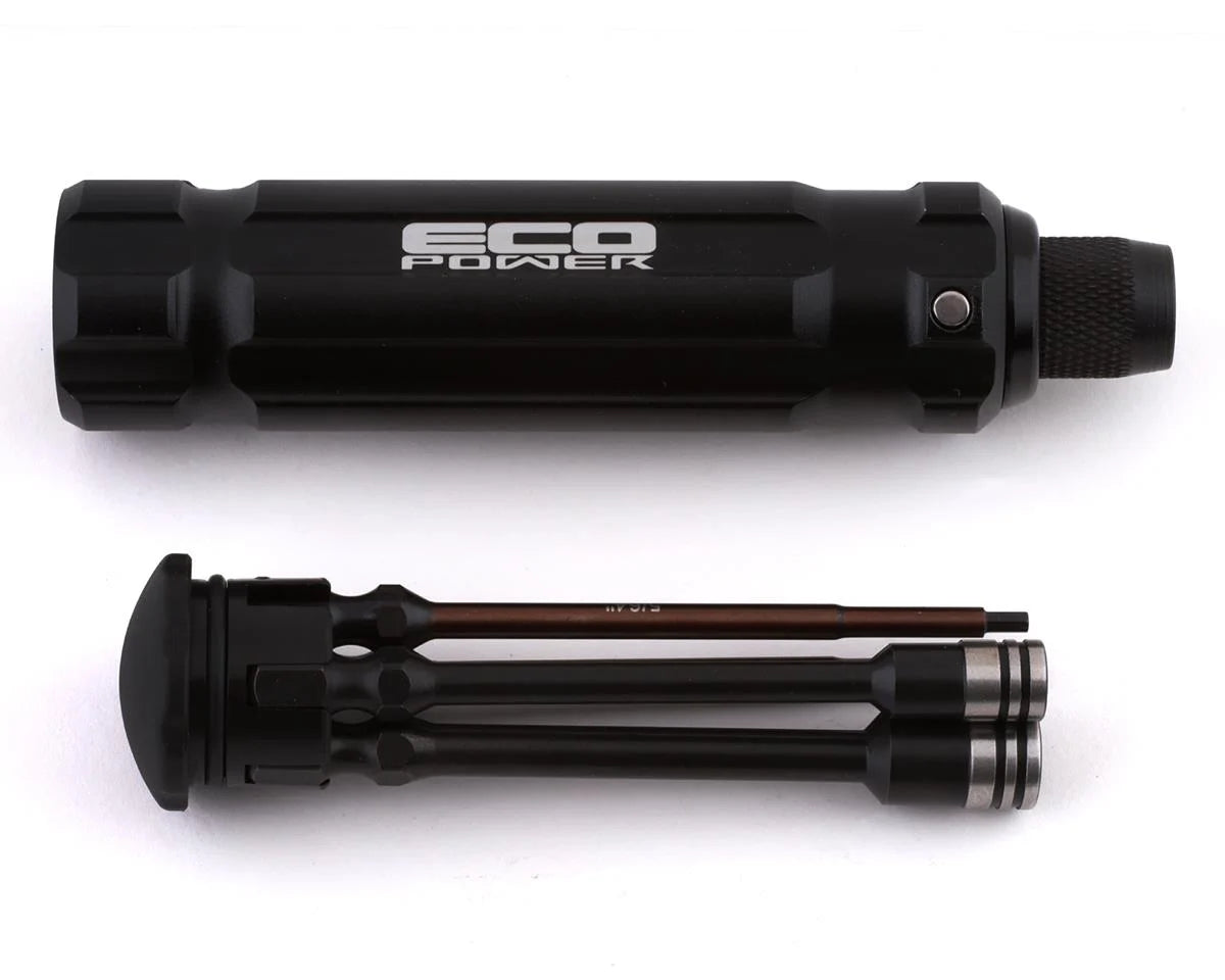 EcoPower 5 Piece 1/4" Hex & Nut Driver Set (1.5, 2.0, 2.5mm Hex and 5.5, 7mm Nut Driver)