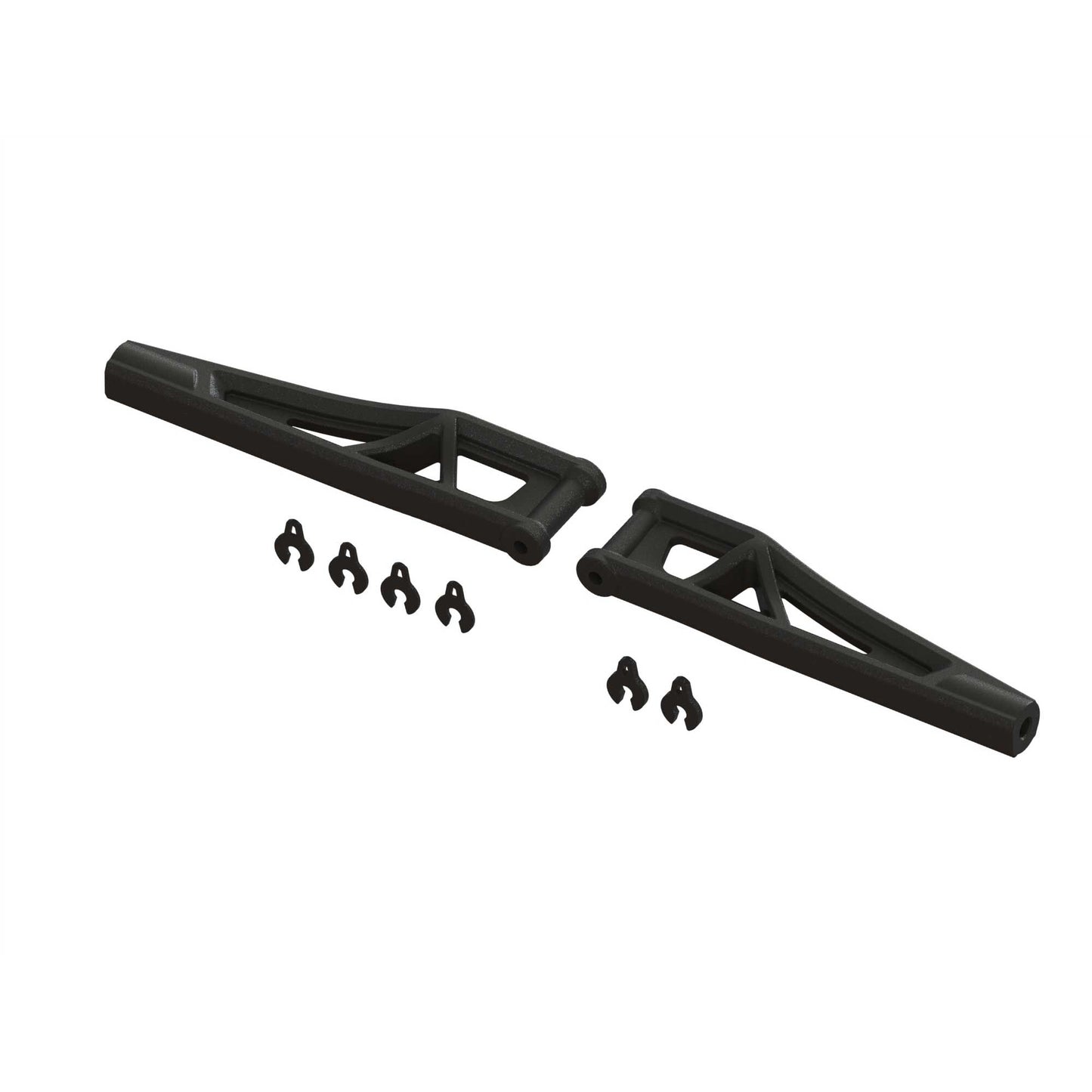 Front Upper Suspension Arms, 120mm (1 Pair): EXB