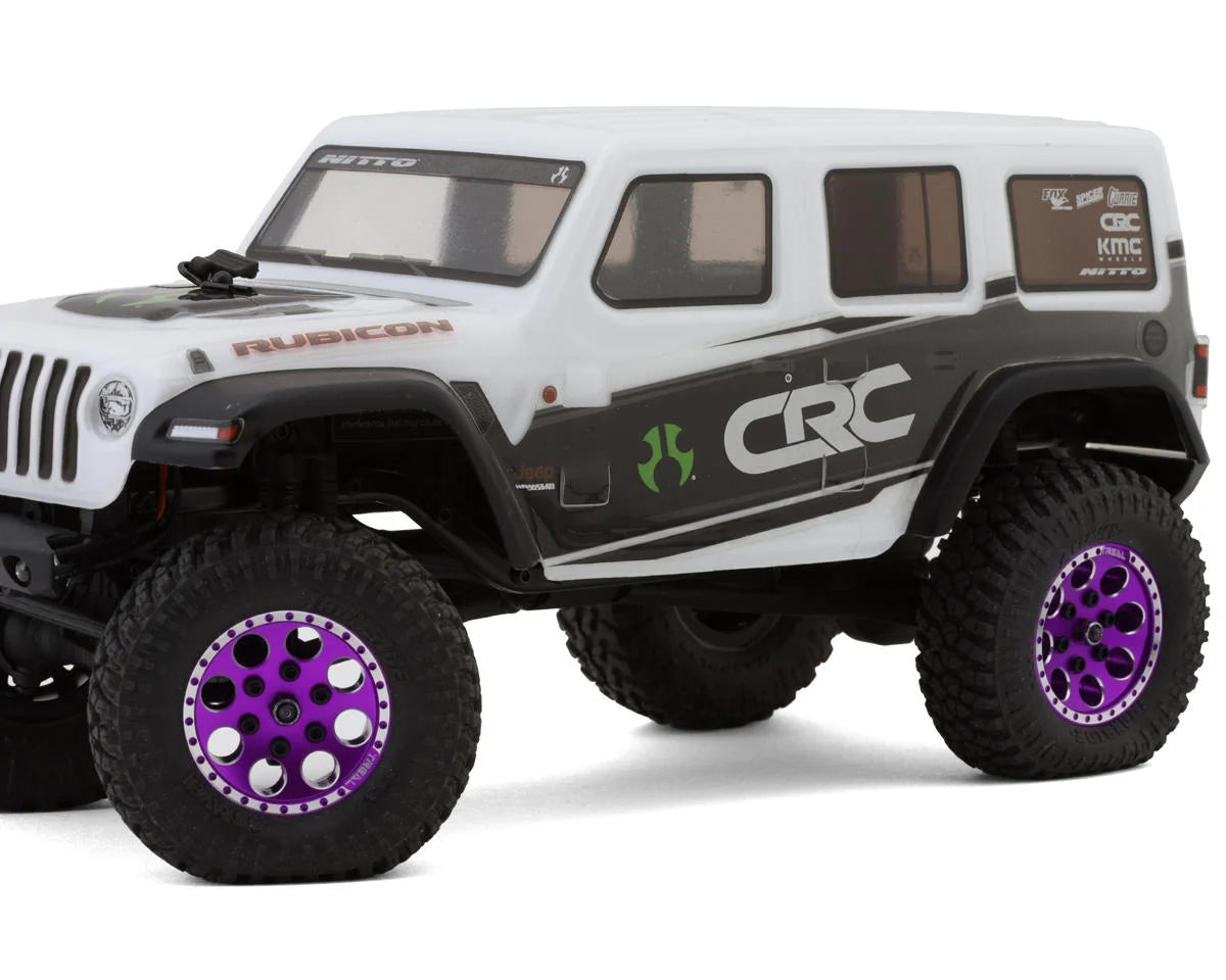 Treal Hobby 1.0" 8-Hole Beadlock Wheels (Purple) (4) (22g)