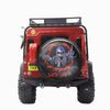 SPARE TIRE COVER FOR 1/10TH SCALE