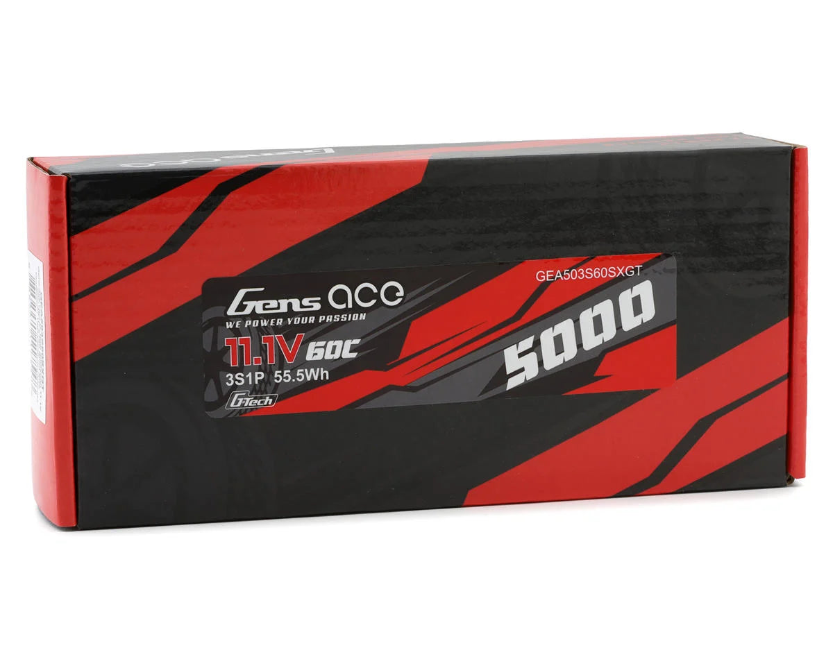 Gens Ace G-Tech Smart 3S LiPo Battery 60C (11.1V/5000mAh) w/XT60 Connector