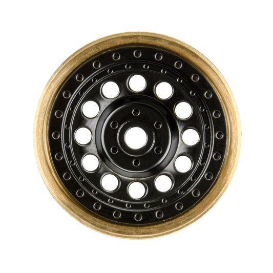 Pro-LIne 1/24 Rock Shooter Brass F/R 1.0" 7mm Crawler Wheels (2) Black