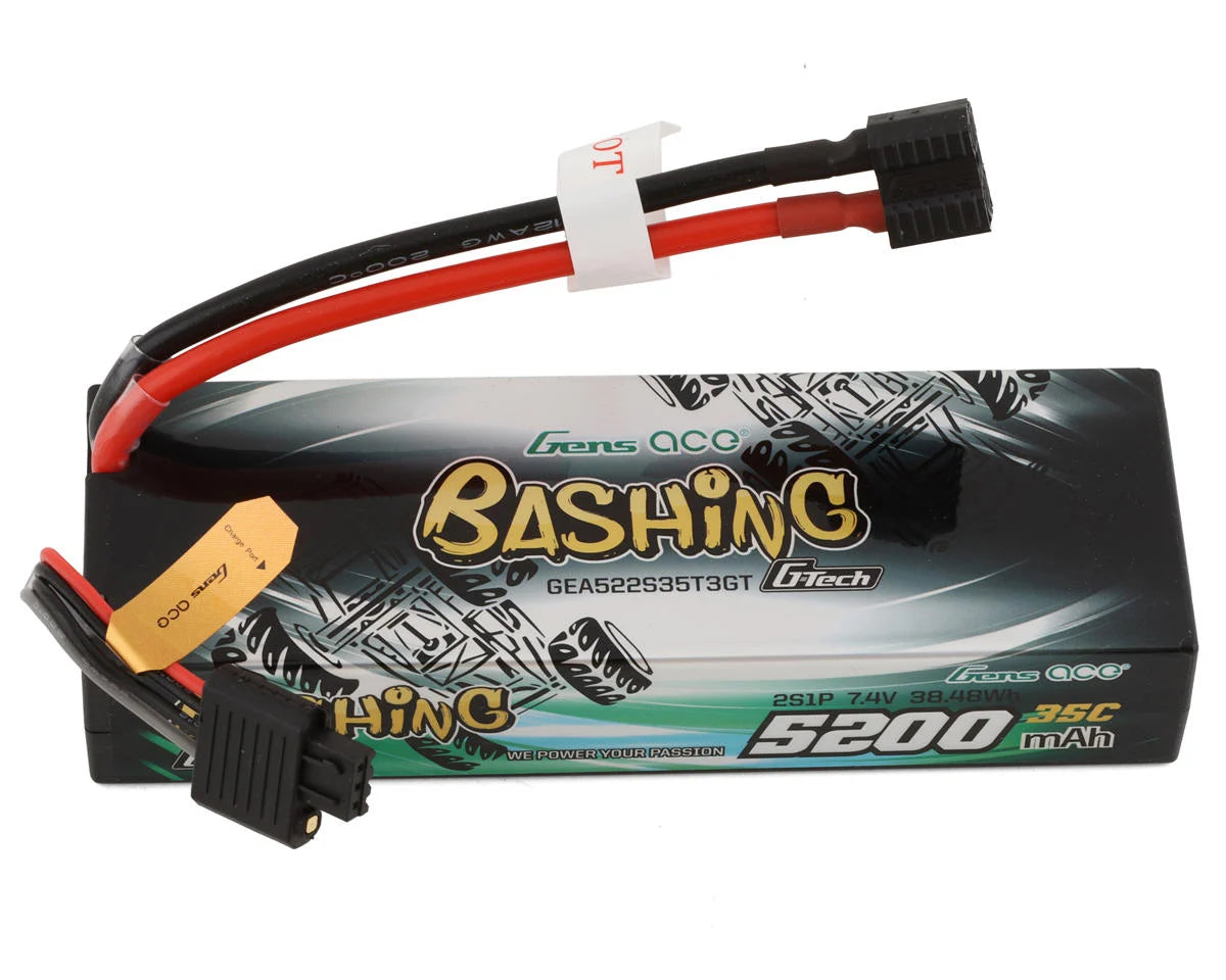 Gens Ace 2S G-Tech Smart "Bashing" LiPo Battery 35C (7.4V/5200mAh) w/Universal Connector