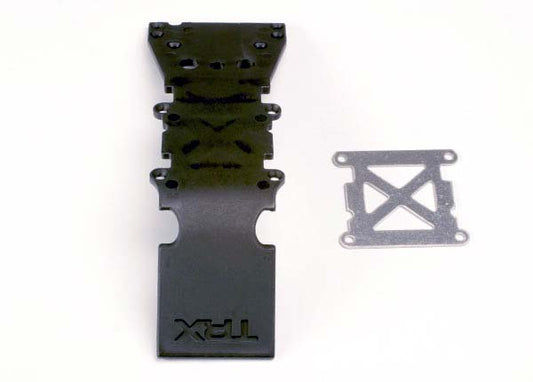 SKIDPLATE FRNT BLK SS PLATE