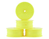 JConcepts Mono 2.2 4WD Front Buggy Wheels (Yellow) (4) (22X-4, XB4, B74.1) w/12mm Hex