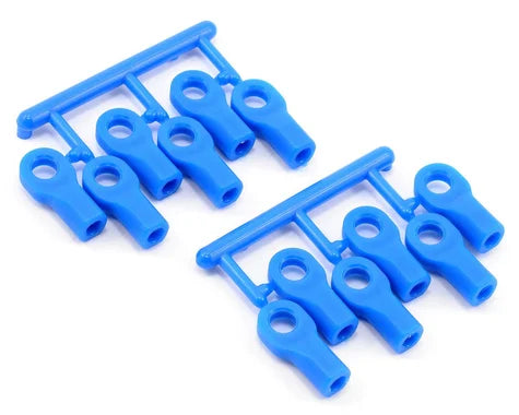 RPM Short Traxxas Turnbuckle Rod End Set (Blue) (12)