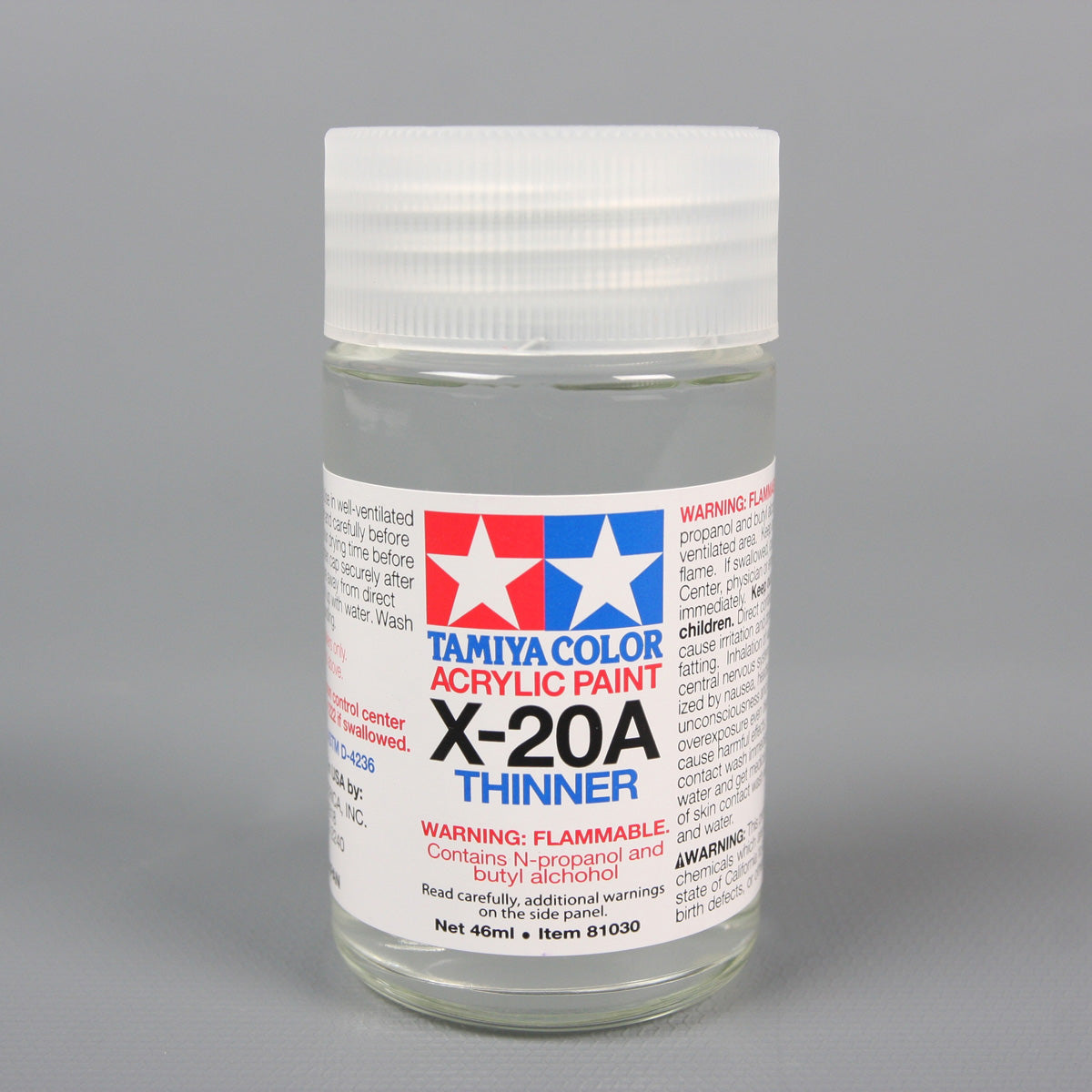 Acrylic/Poly Paint Thinner, X-20A, 46ml