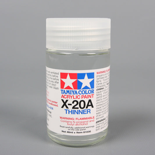 Acrylic/Poly Paint Thinner, X-20A, 46ml
