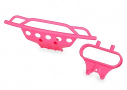 Bumper, front/ bumper mount, front (pink)