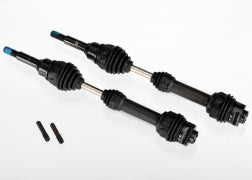 Traxxas Driveshafts, front, steel-spline constant-velocity (complete assembly) (2)