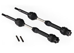 Traxxas Driveshafts, rear, steel-spline constant-velocity (complete assembly) (2)
