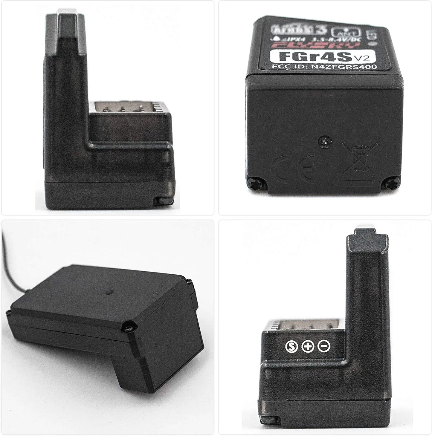 Flysky FGr4S V2 Receiver, 2.4GHz 4CH AFHDS 3