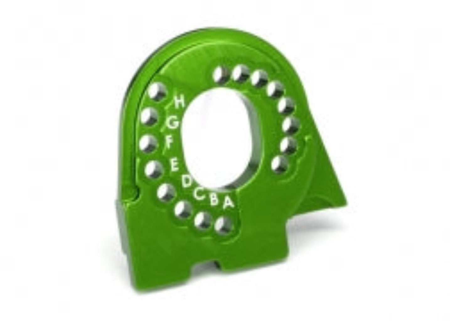 Traxxas TRX-4 8290G Motor mount plate, 6061-T6 aluminum (green-anodized)
