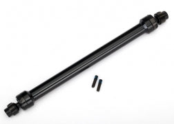 Driveshaft, center rear, 6061-T6 aluminum (black-anodized) (fully assembled)/ 3mm screw pin (2)