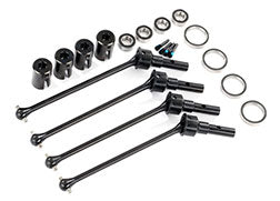 Traxxas Driveshafts, steel constant-velocity (assembled), front or rear (4) (for use with #8995 WideMaxx® suspension kit) (requires #8654 series 17mm splined wheel hubs and #7758 series 17mm nuts for a complete set)