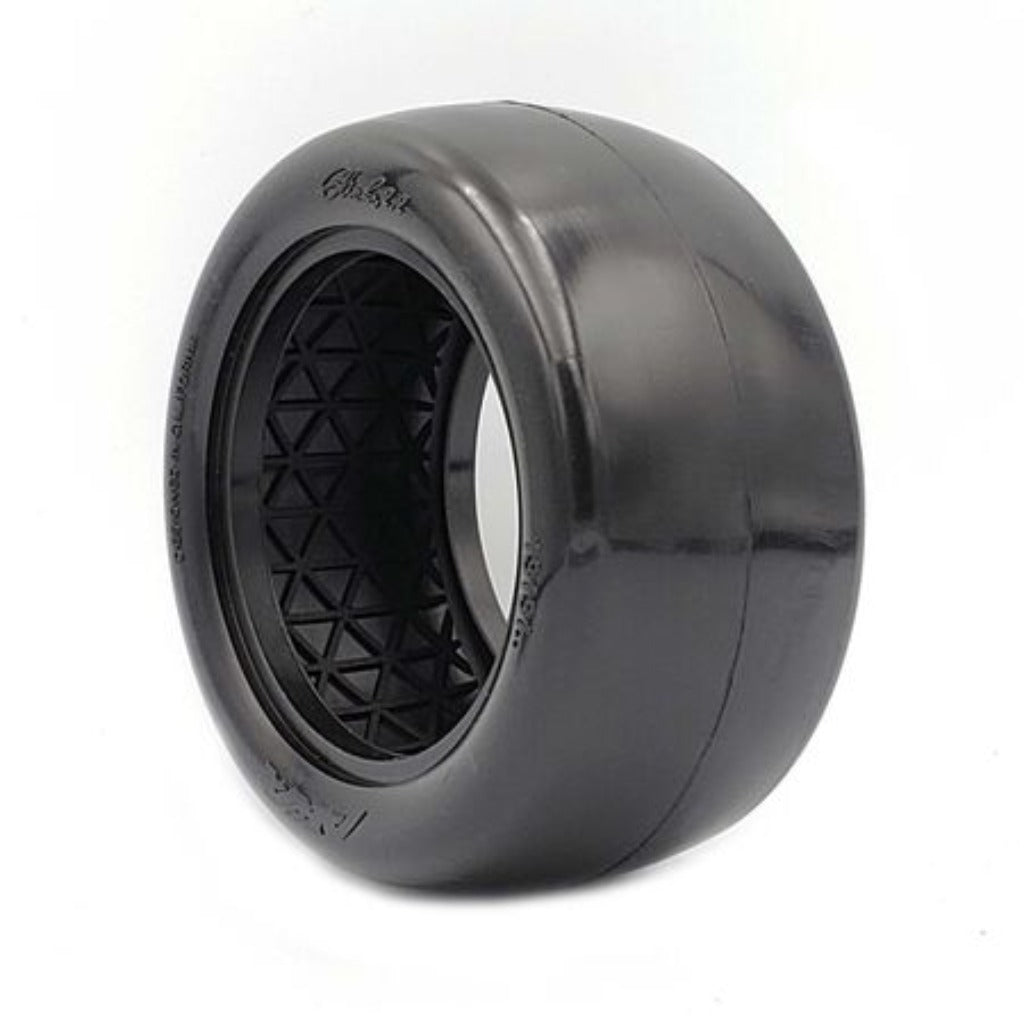 AKA 1/10 Buggy Slick 2.2" Rear Tires with Red Insert, Clay (2)