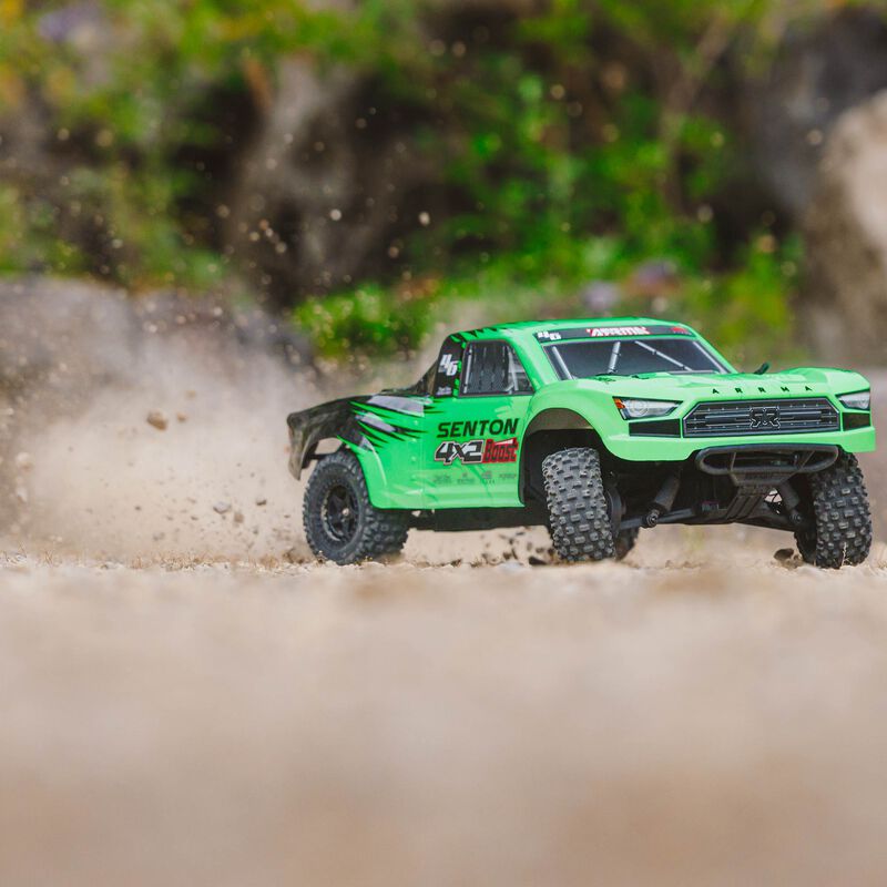 Arrma 1/10 SENTON 4X2 BOOST MEGA 550 Brushed Short Course Truck RTR with Battery & Charger