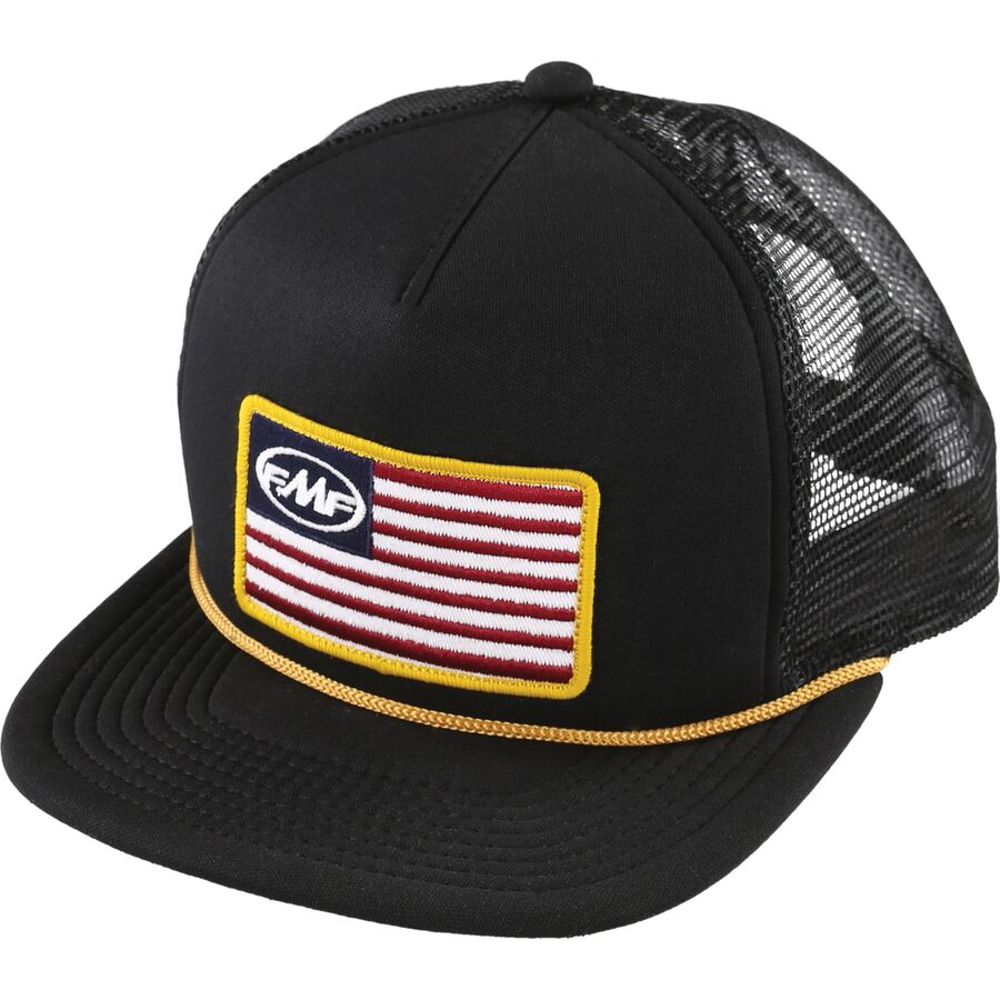 FMF Stars and Bars trucker hat Black