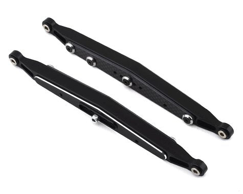 Hot Racing Losi Baja Rey/Rock Rey Aluminum/Carbon Fiber Rear Lower Links (Black)