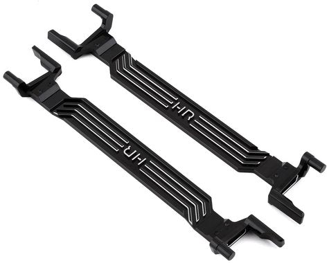 Hot Racing Traxxas X-Maxx Aluminum Battery Hold-Down w/Heat Sink (Black)