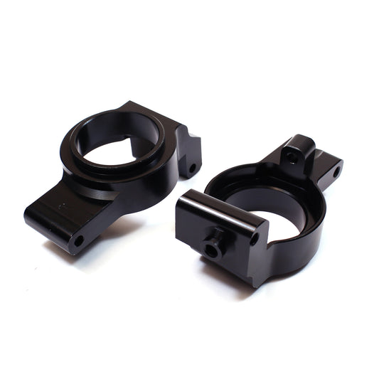 X-Maxx Aluminum Front Hub Carrier Set - Black