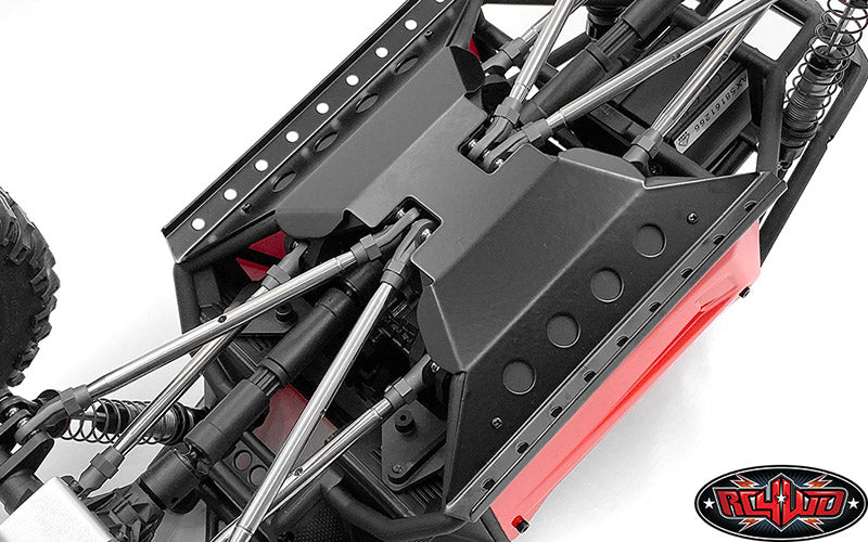 RC4WD OXER TRANSFER CASE GUARD FOR AXIAL CAPRA 1.9 UNLIMITED TRAIL BUGGY (BLACK)