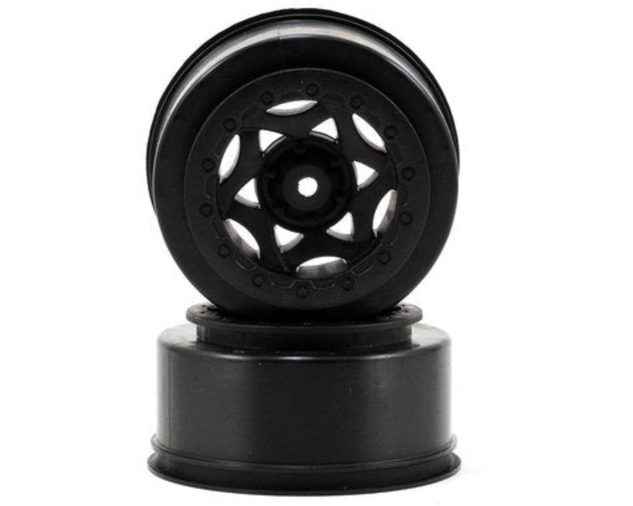 AKA 12mm Hex Cyclone Short Course Wheels (Black) (2) (SC5M)