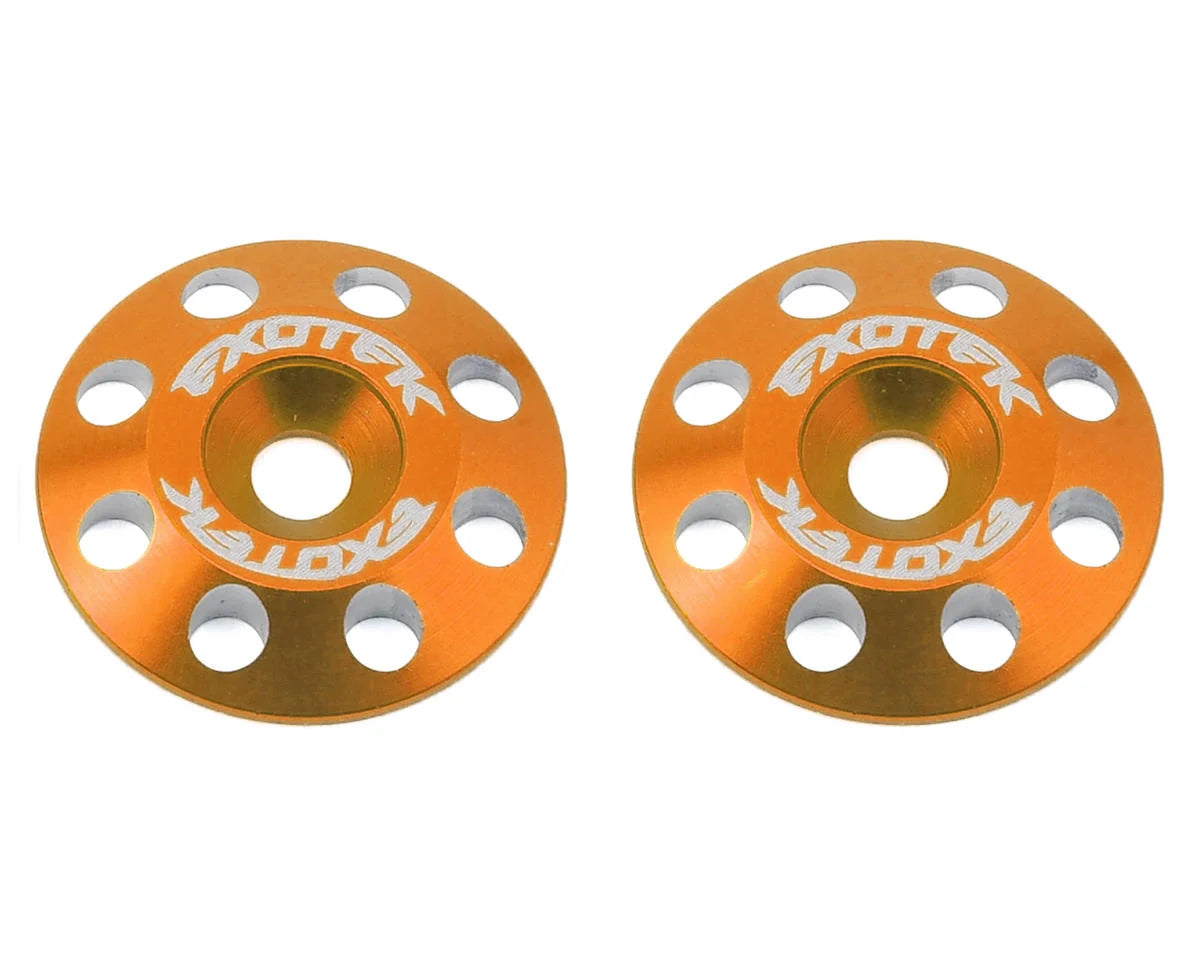 Exotek Flite V2 16mm Aluminum Wing Buttons (2)