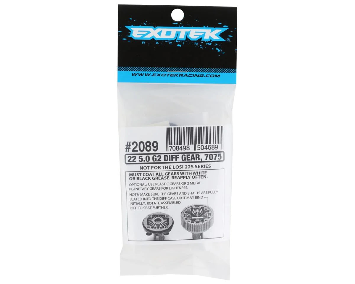 Exotek TLR 22 5.0 Aluminum Differential Gear Case