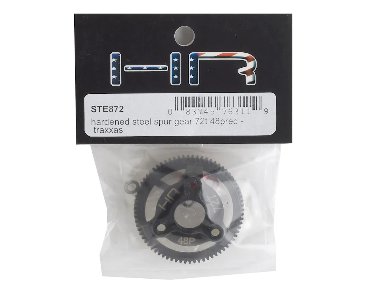 Hot Racing STE886 Hardened Steel 86T 48P Spur Gear – CNC Machined, Black Oxide Coated – Fits Traxxas Bandit, Slash, Rustler, Stampede
