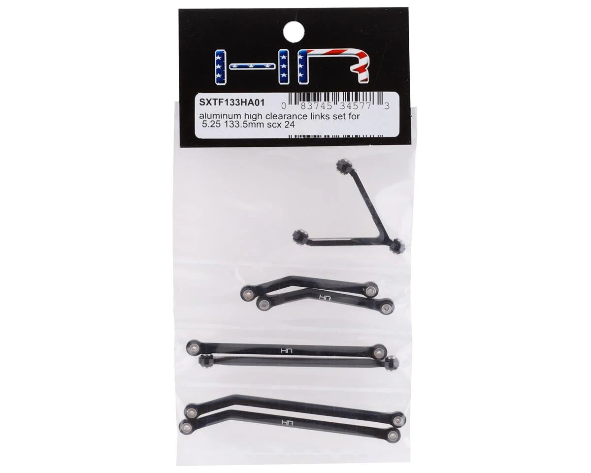 Samix SCX24 Aluminum Link Set (7) (133.7mm) (Black)