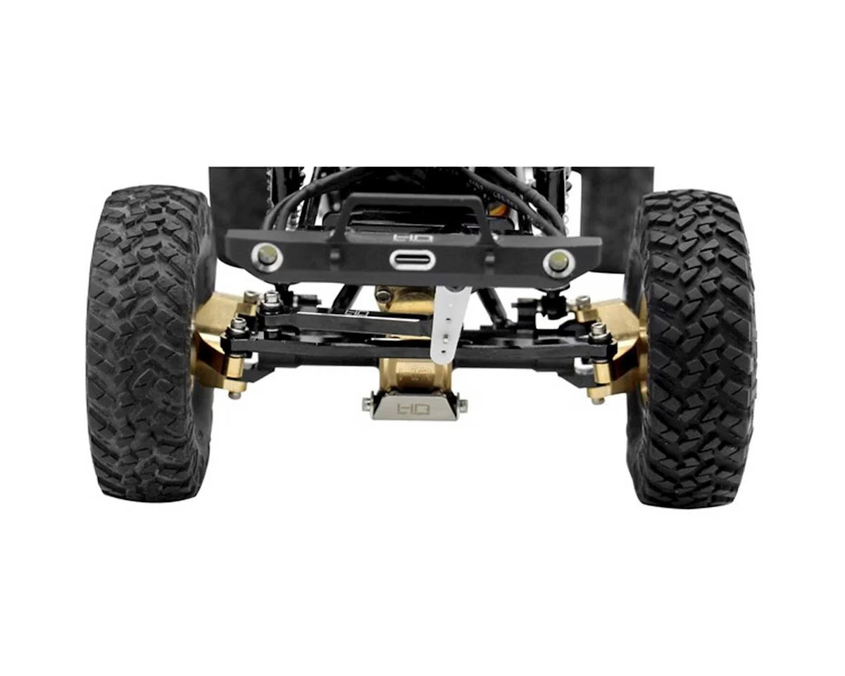 Hot Racing Axial SCX24 Aluminum Fix Tight Tolerance Steering Rod Link (Black)