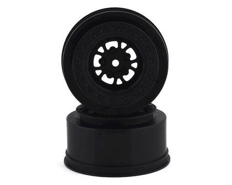 JConcepts Tactic Street Eliminator Rear Drag Racing Wheels (2) (Black) w/12mm Hex