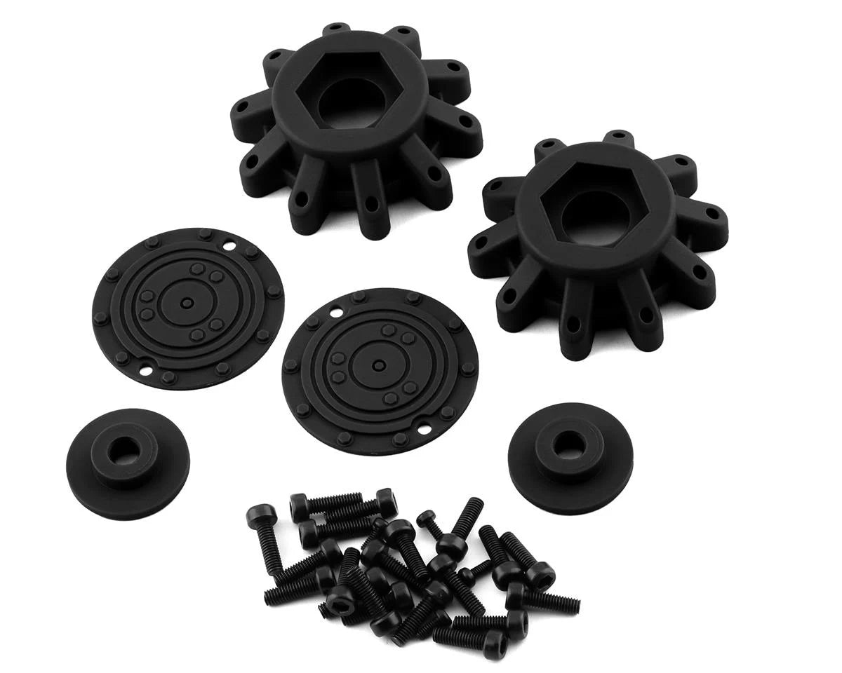 JConcepts Aggressor 2.6x3.8" Monster Truck Wheel (Black) (2) w/17mm Hex
