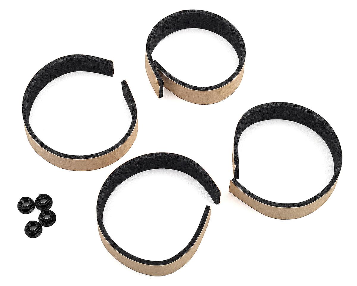 MST GT Wheel Set (White/White) (4) (Offset Changeable) w/12mm Hex