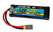 Lectron Pro NiMH 7.2V (6-cell) 5000mAh Flat Pack with XT60 Connector + CSRC adapter for XT60 batteries to popular RC vehicles