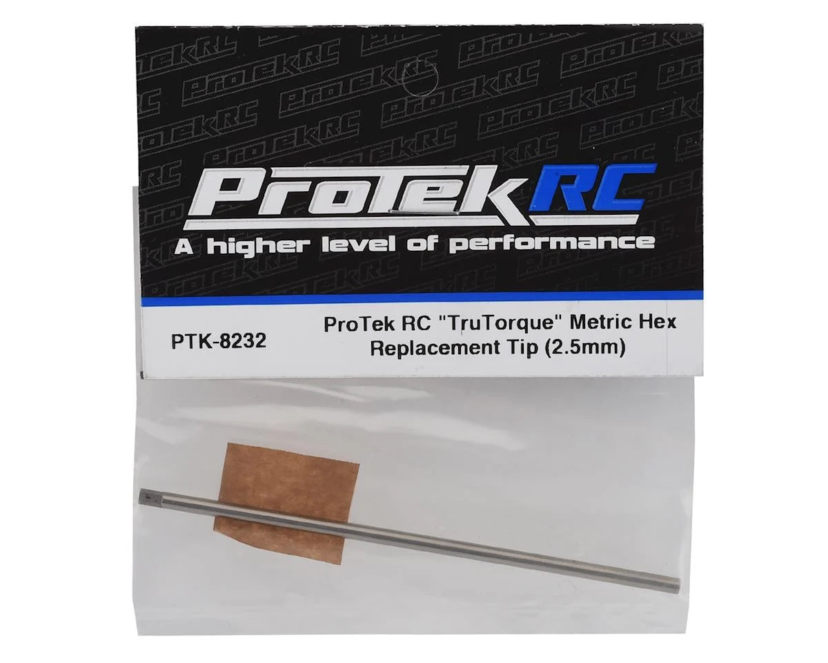 ProTek RC "TruTorque" HSS Steel Metric Hex Replacement Tip (2.5mm)