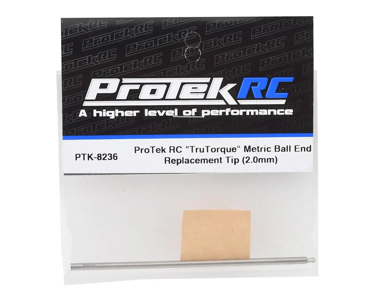 ProTek RC "TruTorque" HSS Steel Metric Ball End Replacement Tip (2.0mm)