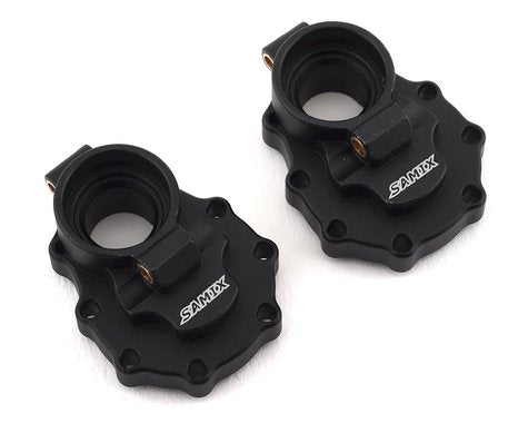 Samix Traxxas TRX-4 Aluminum Rear Portal Drive Housing (Black)