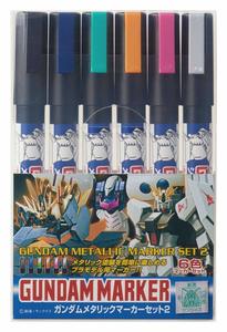 GMS125 Gundam Metallic Marker Set #2 (Set of 6)