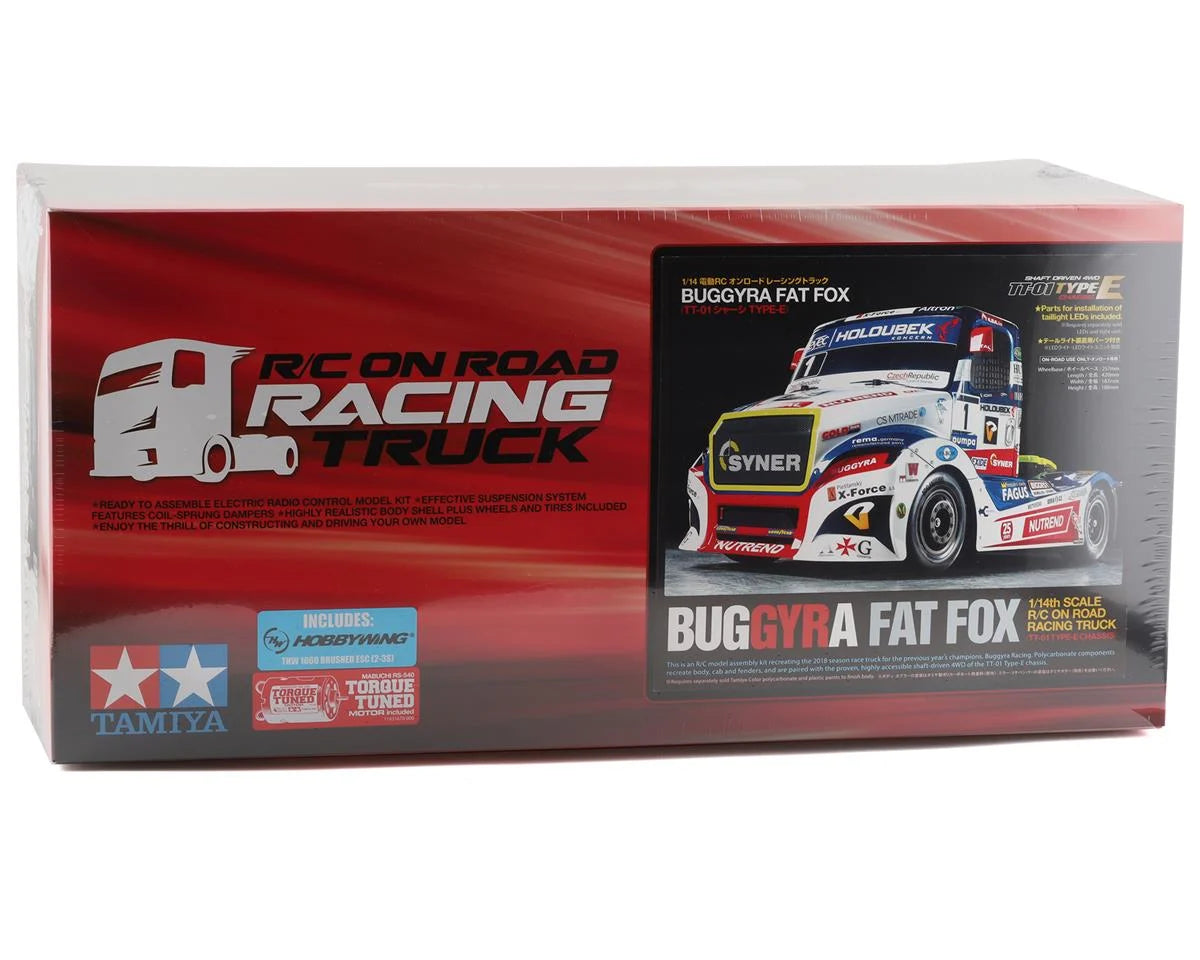 Tamiya Buggyra Fat Fox 1/14 4WD On-Road Semi Truck Kit