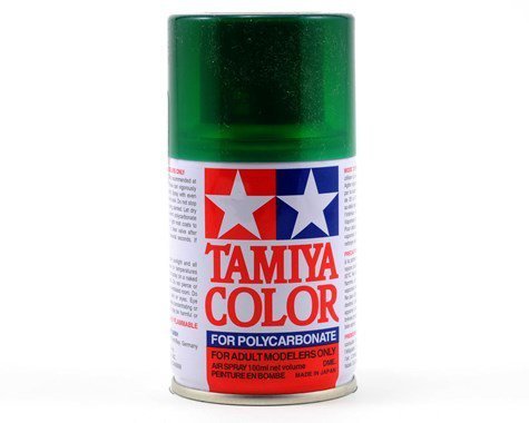 Tamiya PS-44 Translucent Green Spray Paint, 100ml Spray Can