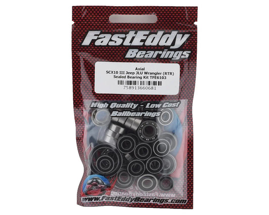 FastEddy Axial SCX10 III Jeep JLU Wrangler RTR Sealed Bearing Kit