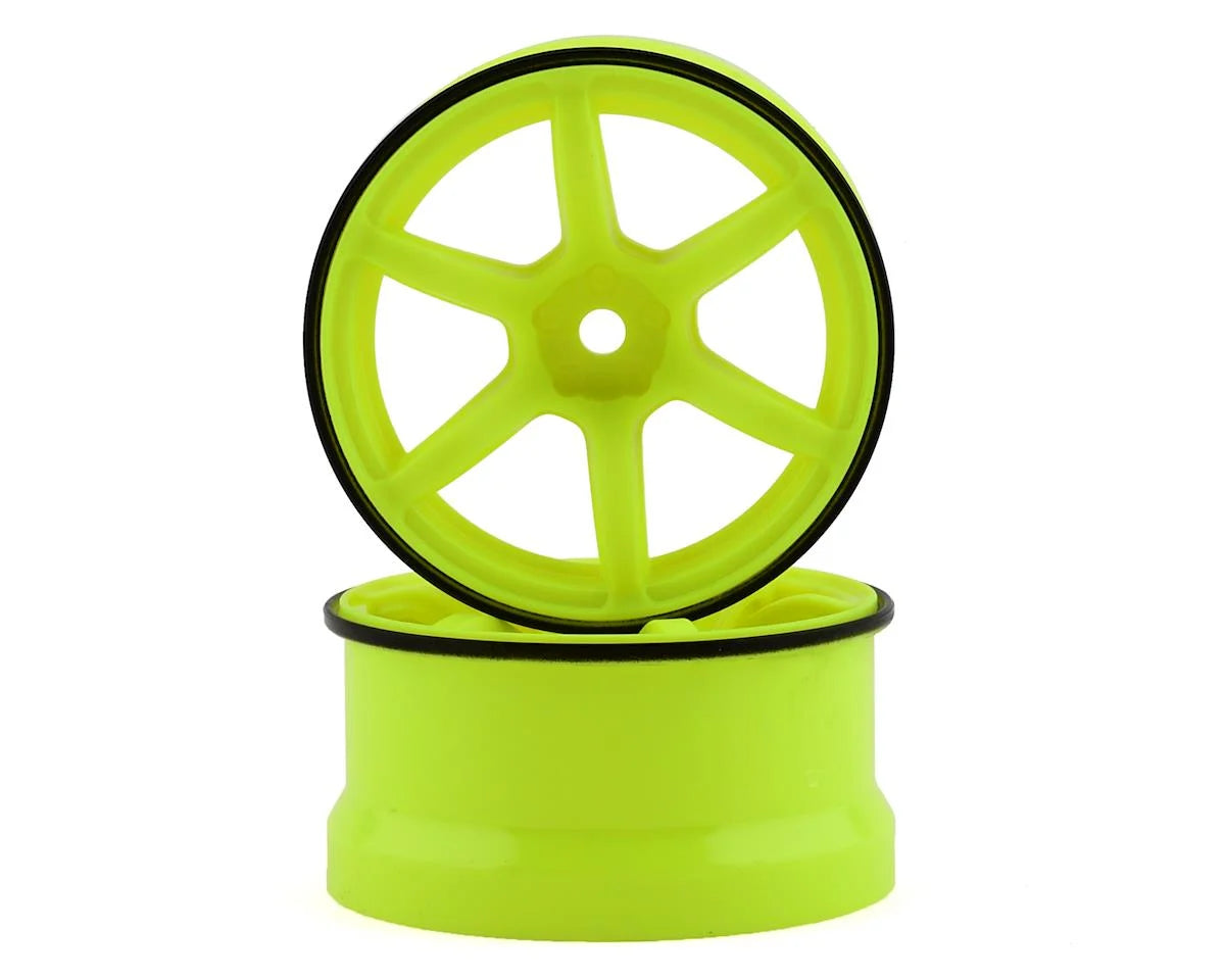 Yokomo 12mm Hex Racing Performer High Traction RWD Drift Wheels (2) (6mm Offset)