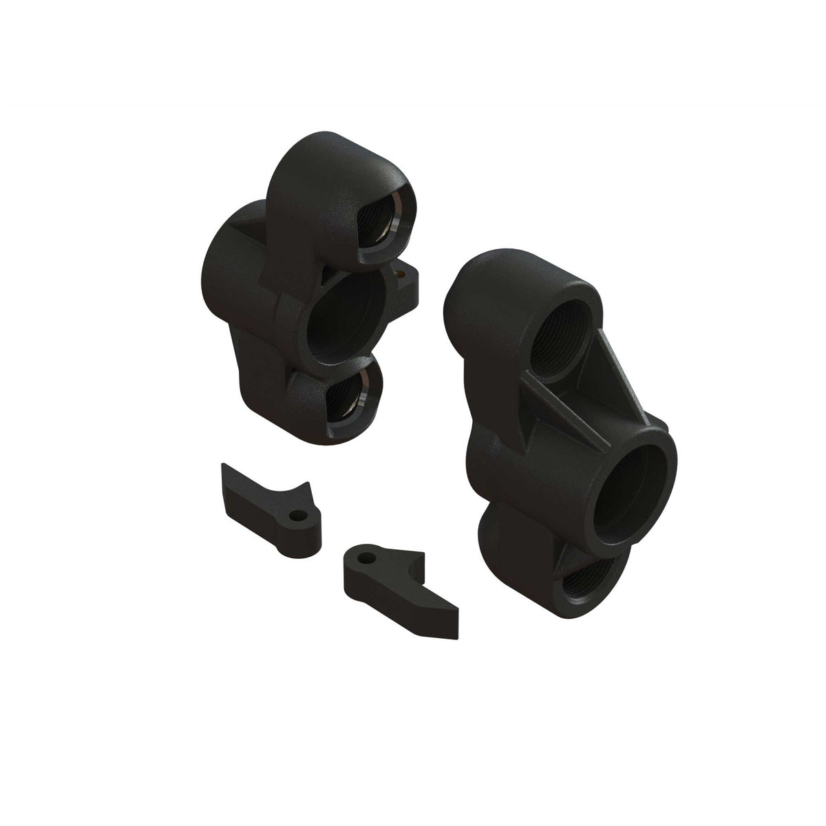 Steering Block, Wide, w/ Ball Cups Front-Composite, for Dementors, Jambo, Punisher, Kronos, Kagama