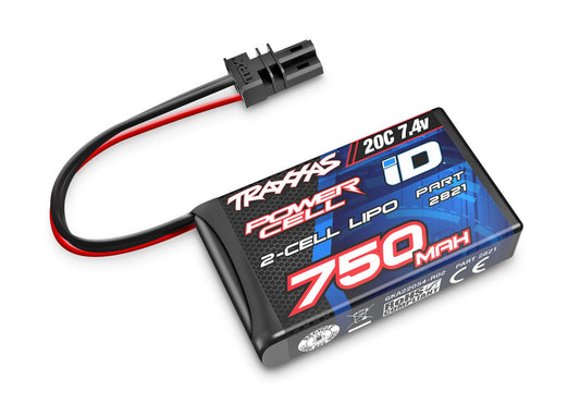 2S LIPO 750MAH 7.4V 20C