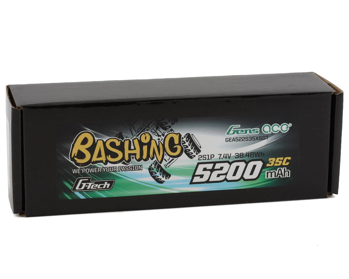 Gens Ace 2S G-Tech Smart "Bashing" LiPo Battery 35C (7.4V/5200mAh) w/XT-60