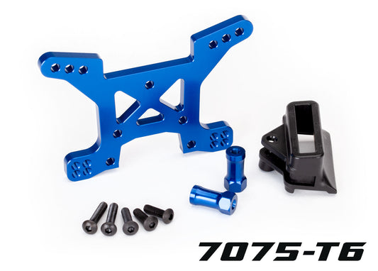 Front Blue Aluminum Shock Tower & Hardware