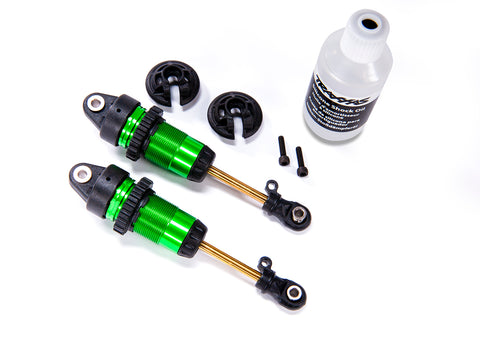 1/10 Green Aluminum Long GTR Shocks (2)
